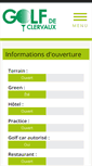 Mobile Screenshot of golfclervaux.lu